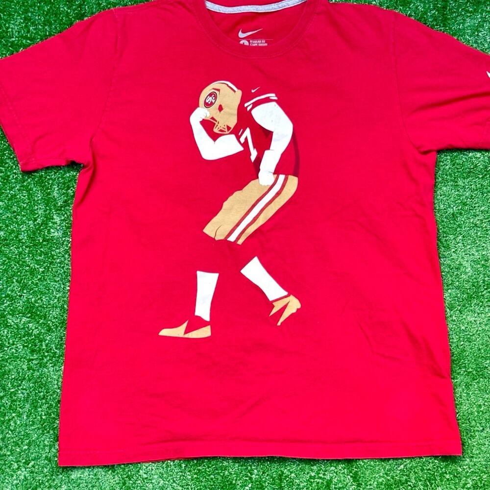 2011 Nike x Nfl San Francisco 49ers Red And Gold T Shirt Vintage nikebetterworld